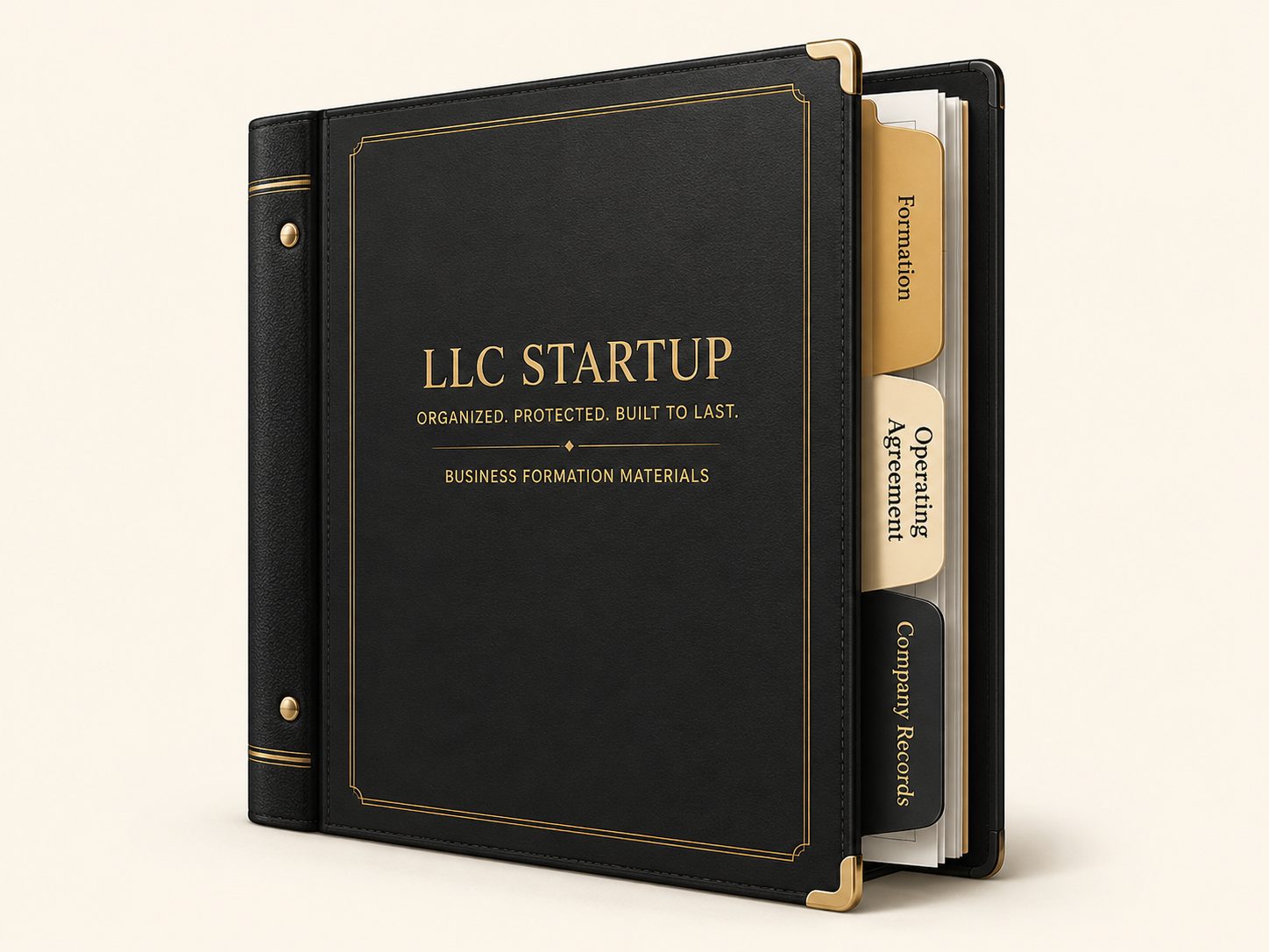Digital company binder with Tennessee LLC formation documents
